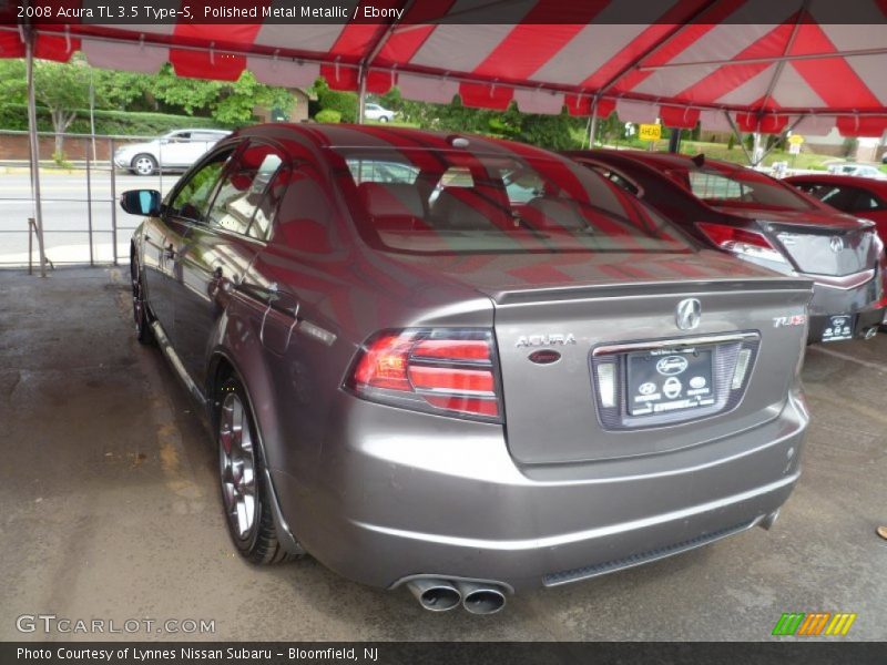 Polished Metal Metallic / Ebony 2008 Acura TL 3.5 Type-S