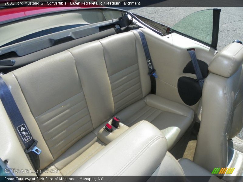 Laser Red Metallic / Medium Parchment 2001 Ford Mustang GT Convertible