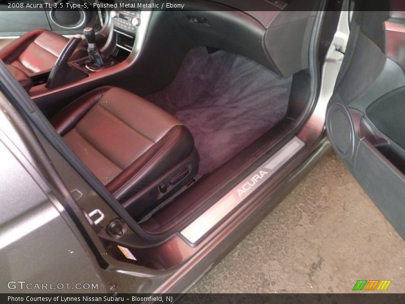 Polished Metal Metallic / Ebony 2008 Acura TL 3.5 Type-S