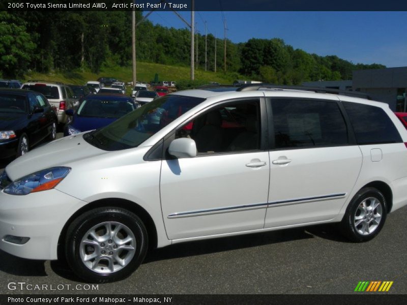 Arctic Frost Pearl / Taupe 2006 Toyota Sienna Limited AWD