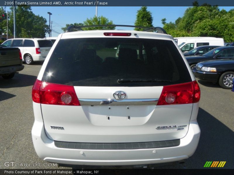 Arctic Frost Pearl / Taupe 2006 Toyota Sienna Limited AWD