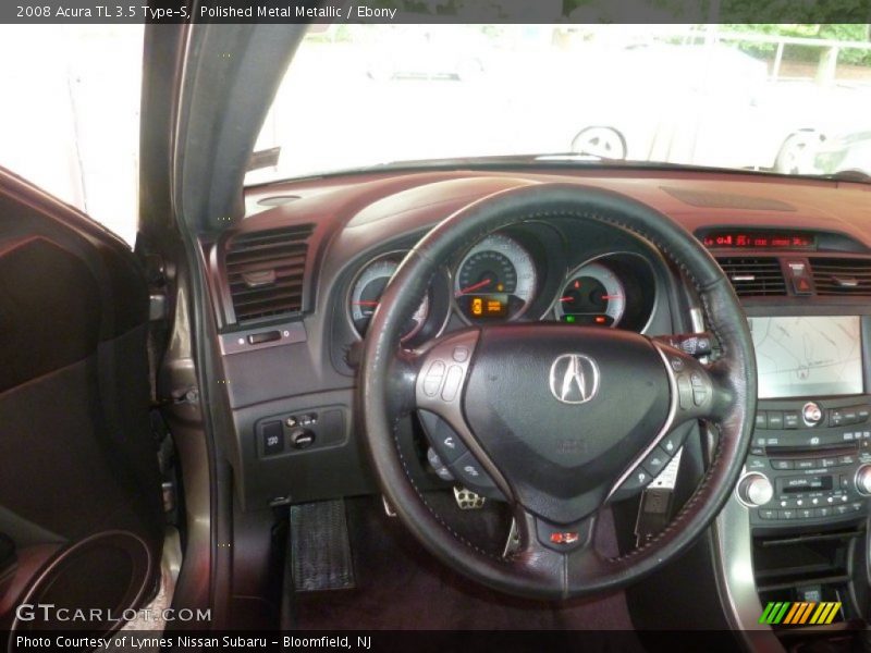 Polished Metal Metallic / Ebony 2008 Acura TL 3.5 Type-S