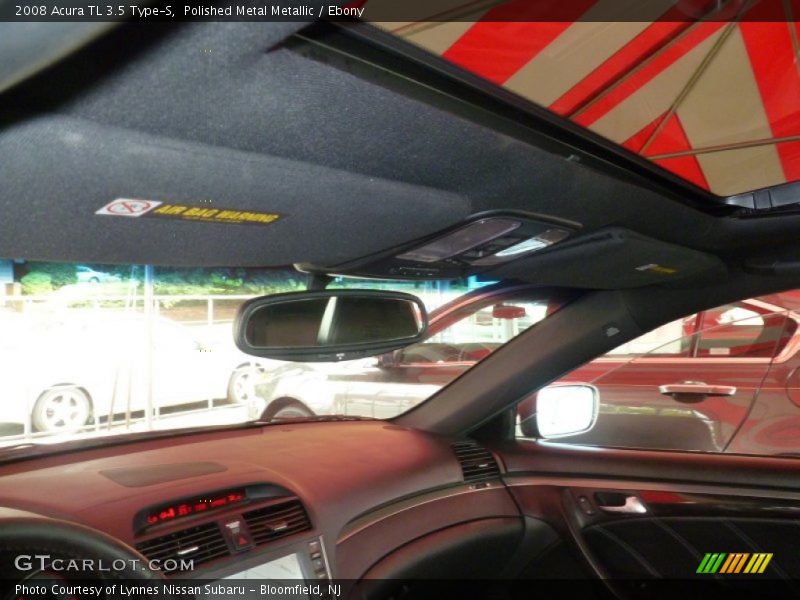 Polished Metal Metallic / Ebony 2008 Acura TL 3.5 Type-S