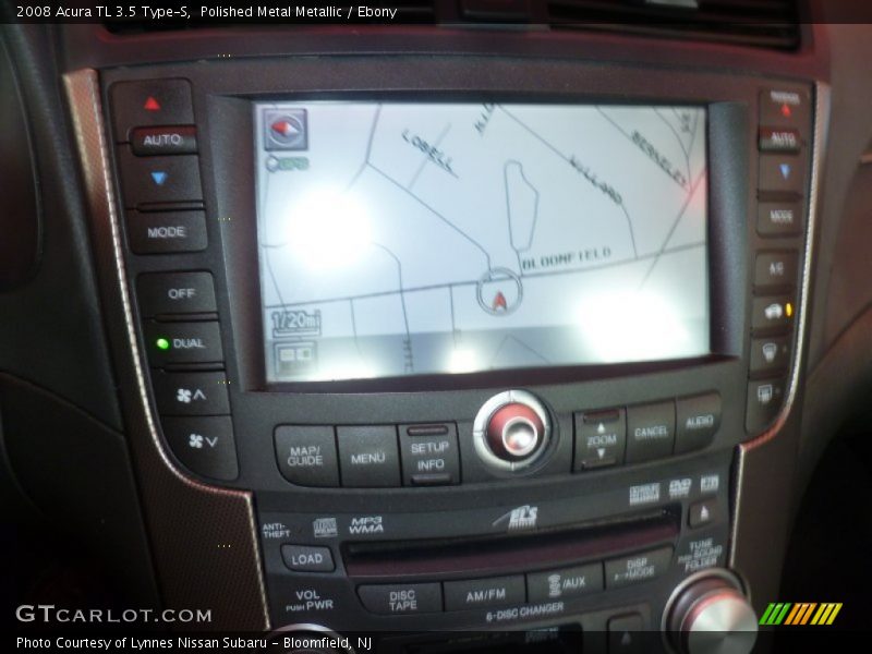 Polished Metal Metallic / Ebony 2008 Acura TL 3.5 Type-S