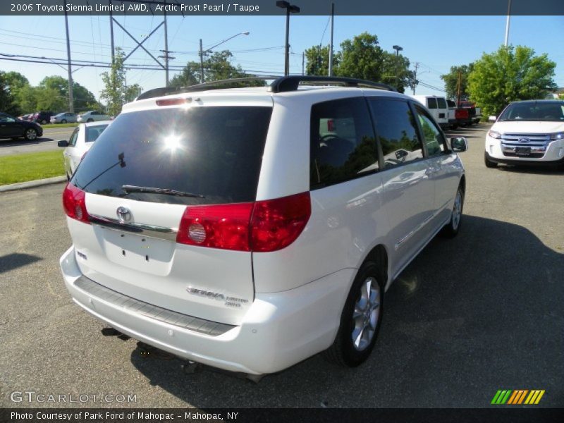 Arctic Frost Pearl / Taupe 2006 Toyota Sienna Limited AWD