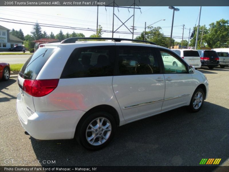 Arctic Frost Pearl / Taupe 2006 Toyota Sienna Limited AWD