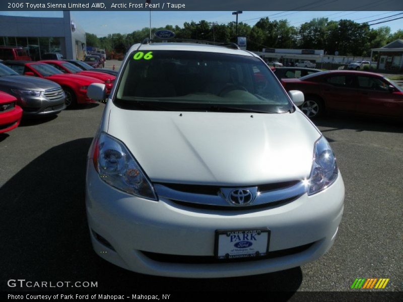 Arctic Frost Pearl / Taupe 2006 Toyota Sienna Limited AWD