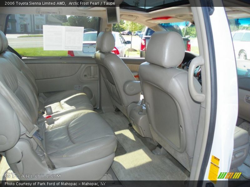 Arctic Frost Pearl / Taupe 2006 Toyota Sienna Limited AWD