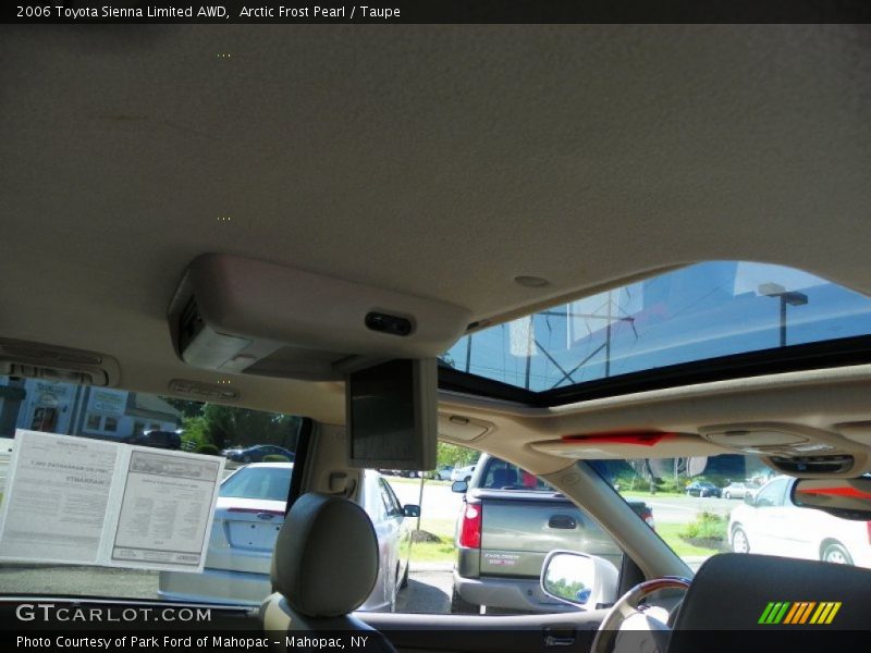 Arctic Frost Pearl / Taupe 2006 Toyota Sienna Limited AWD