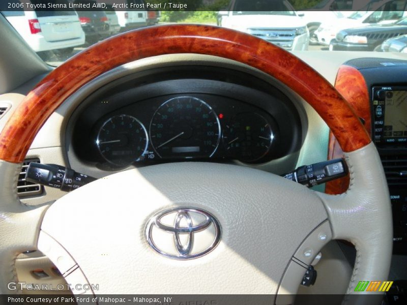Arctic Frost Pearl / Taupe 2006 Toyota Sienna Limited AWD