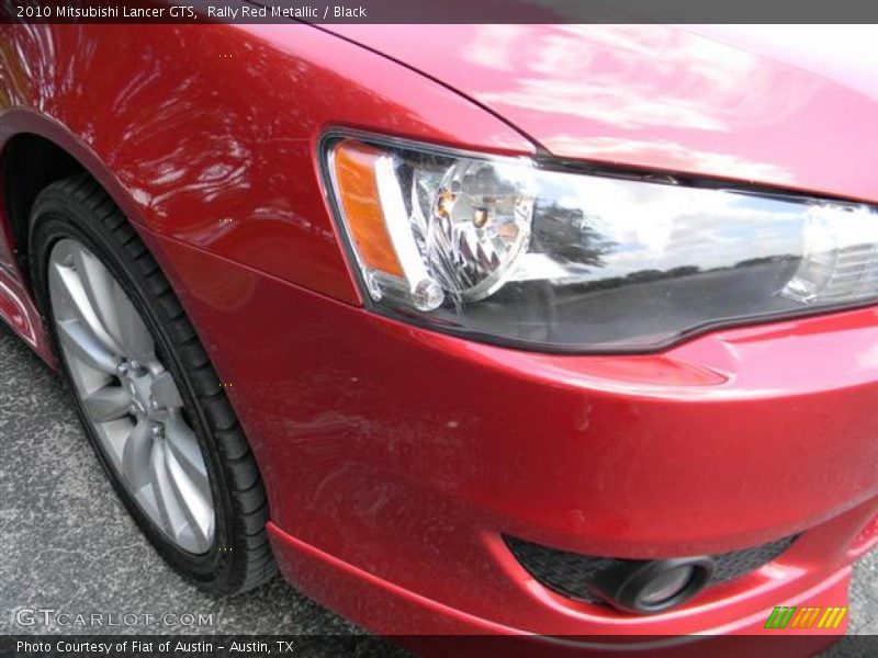Rally Red Metallic / Black 2010 Mitsubishi Lancer GTS