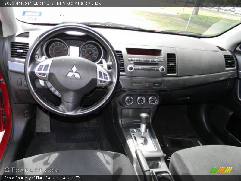 Rally Red Metallic / Black 2010 Mitsubishi Lancer GTS