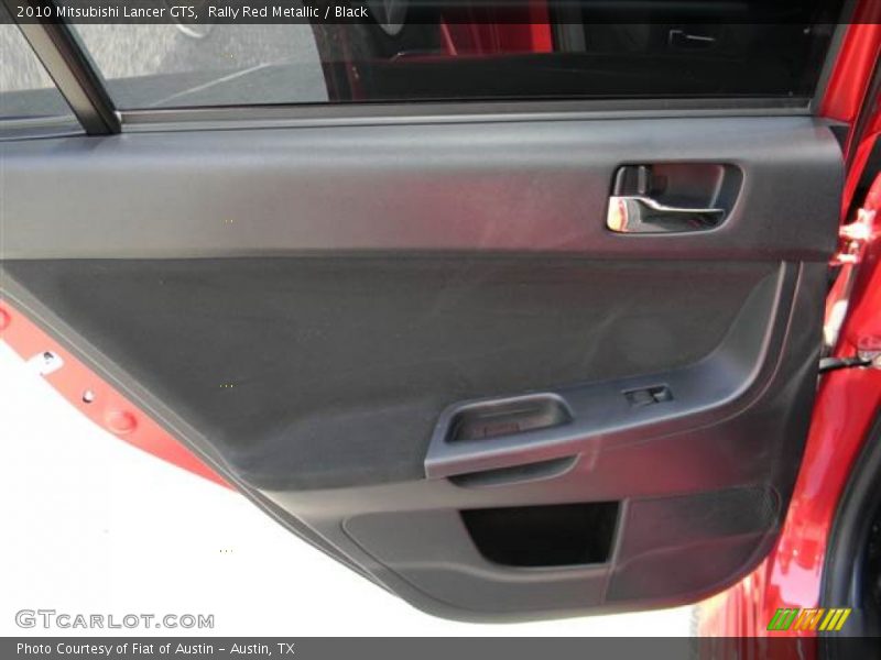 Rally Red Metallic / Black 2010 Mitsubishi Lancer GTS