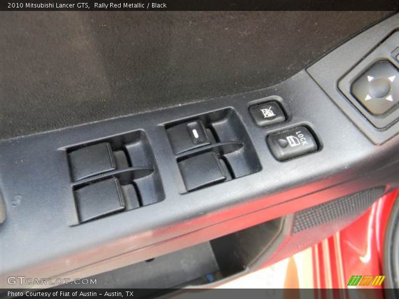 Rally Red Metallic / Black 2010 Mitsubishi Lancer GTS