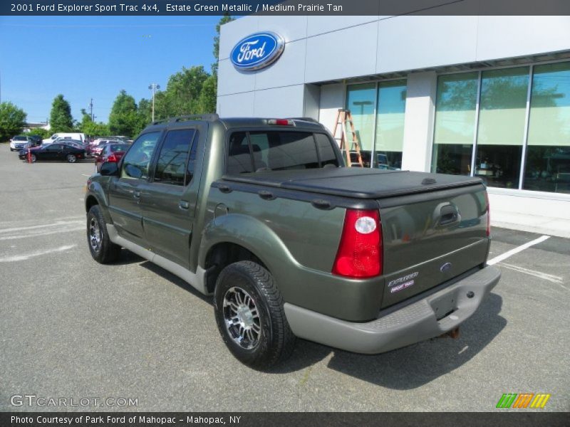 Estate Green Metallic / Medium Prairie Tan 2001 Ford Explorer Sport Trac 4x4