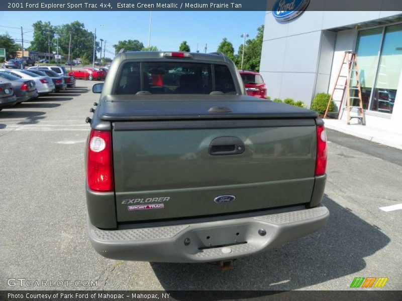 Estate Green Metallic / Medium Prairie Tan 2001 Ford Explorer Sport Trac 4x4
