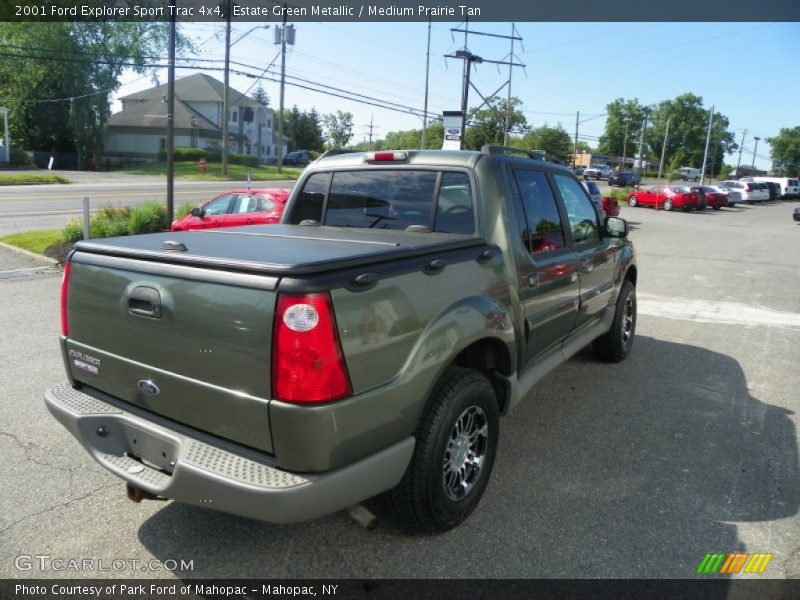 Estate Green Metallic / Medium Prairie Tan 2001 Ford Explorer Sport Trac 4x4