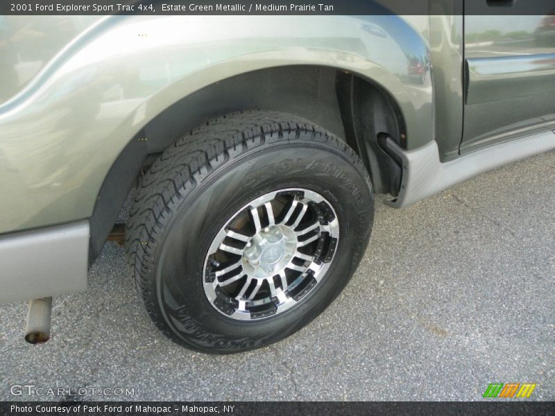 Estate Green Metallic / Medium Prairie Tan 2001 Ford Explorer Sport Trac 4x4