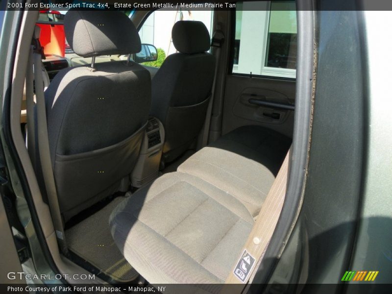 Estate Green Metallic / Medium Prairie Tan 2001 Ford Explorer Sport Trac 4x4