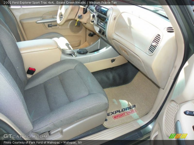 Estate Green Metallic / Medium Prairie Tan 2001 Ford Explorer Sport Trac 4x4