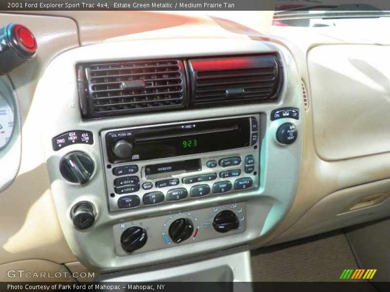 Estate Green Metallic / Medium Prairie Tan 2001 Ford Explorer Sport Trac 4x4