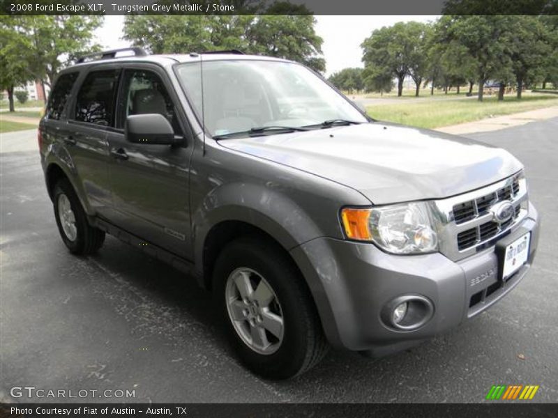 Tungsten Grey Metallic / Stone 2008 Ford Escape XLT