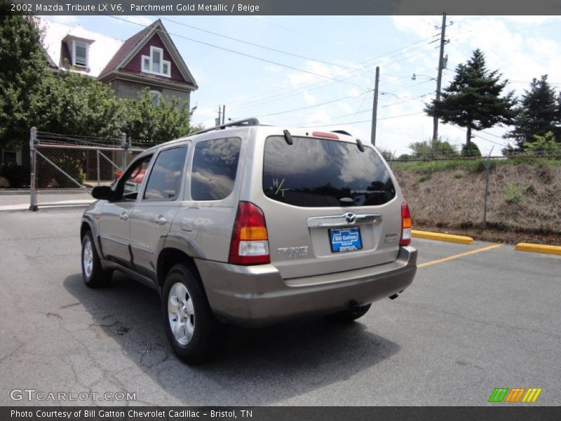 Parchment Gold Metallic / Beige 2002 Mazda Tribute LX V6