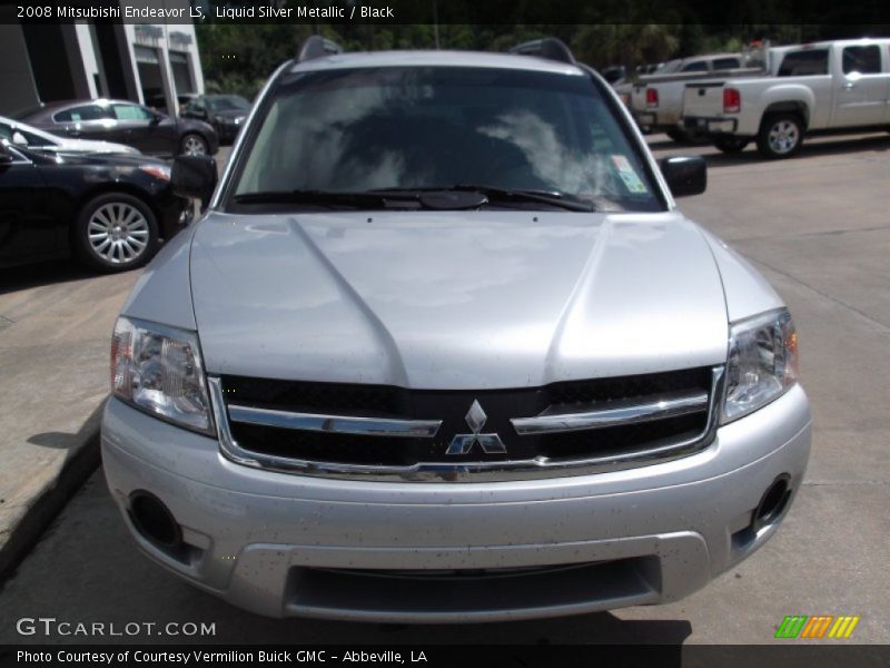 Liquid Silver Metallic / Black 2008 Mitsubishi Endeavor LS