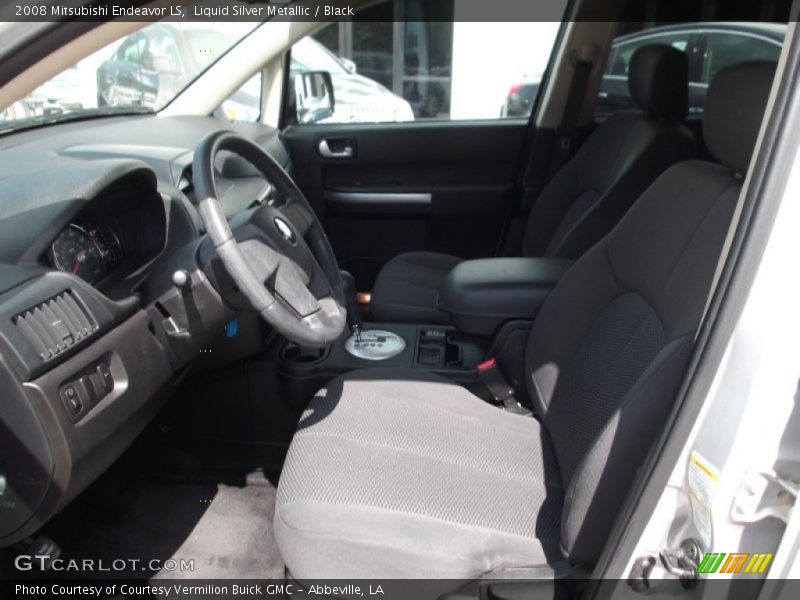 Liquid Silver Metallic / Black 2008 Mitsubishi Endeavor LS