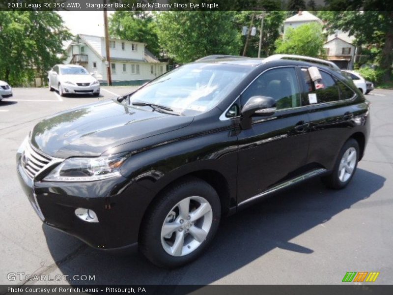 Stargazer Black / Black/Ebony Birds Eye Maple 2013 Lexus RX 350 AWD
