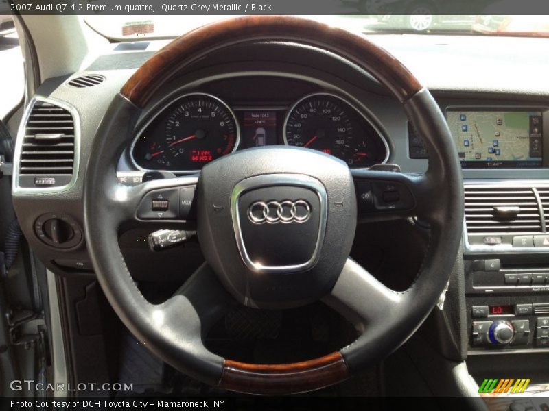 Quartz Grey Metallic / Black 2007 Audi Q7 4.2 Premium quattro