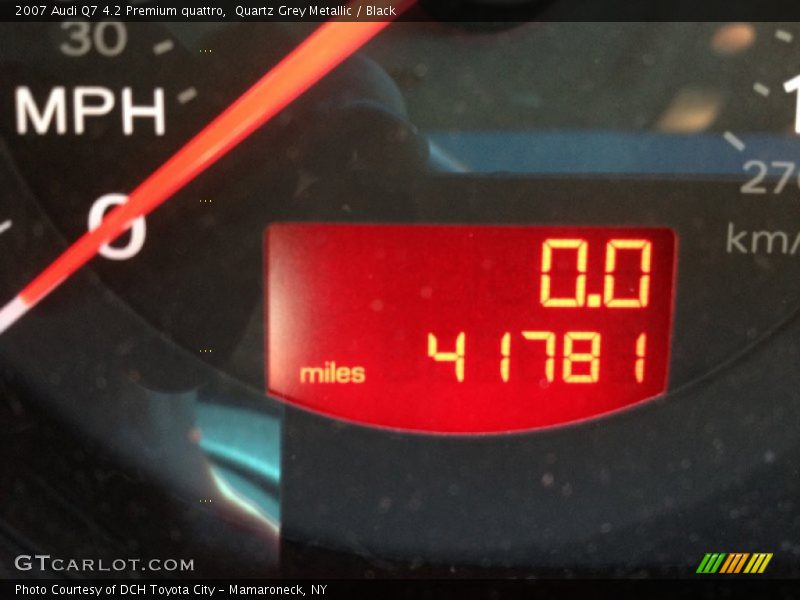 Quartz Grey Metallic / Black 2007 Audi Q7 4.2 Premium quattro
