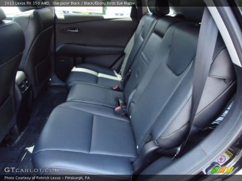 Stargazer Black / Black/Ebony Birds Eye Maple 2013 Lexus RX 350 AWD