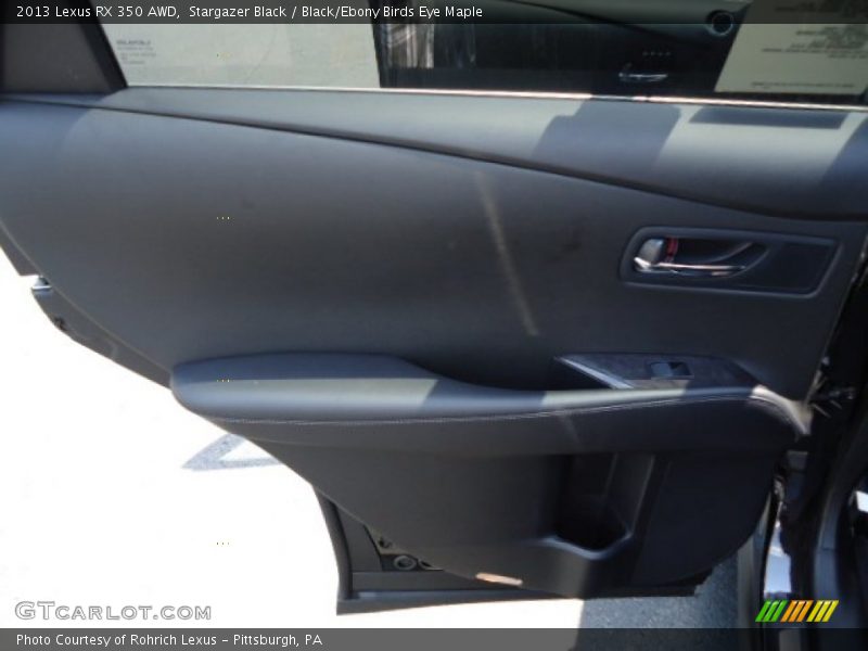Stargazer Black / Black/Ebony Birds Eye Maple 2013 Lexus RX 350 AWD