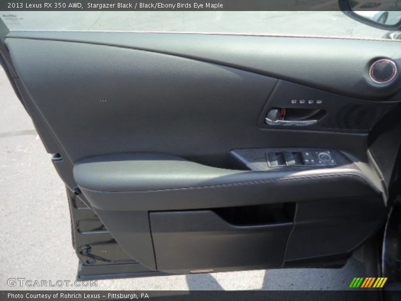 Stargazer Black / Black/Ebony Birds Eye Maple 2013 Lexus RX 350 AWD