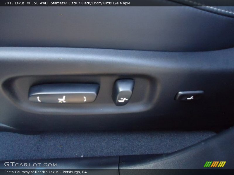 Stargazer Black / Black/Ebony Birds Eye Maple 2013 Lexus RX 350 AWD