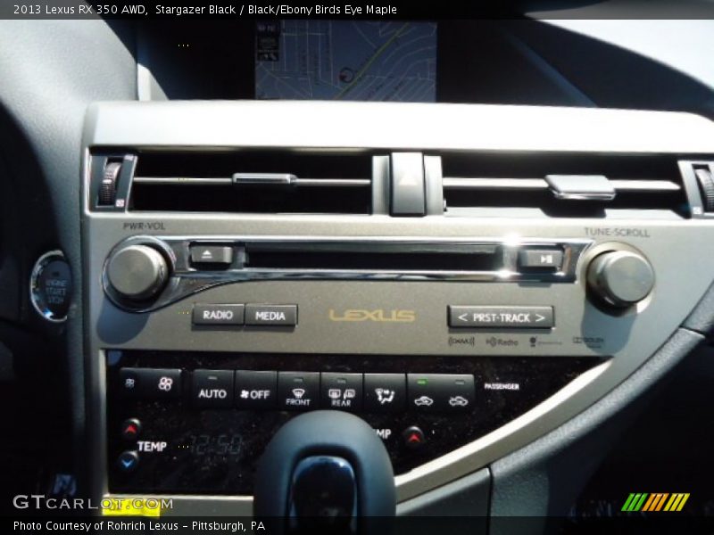 Stargazer Black / Black/Ebony Birds Eye Maple 2013 Lexus RX 350 AWD