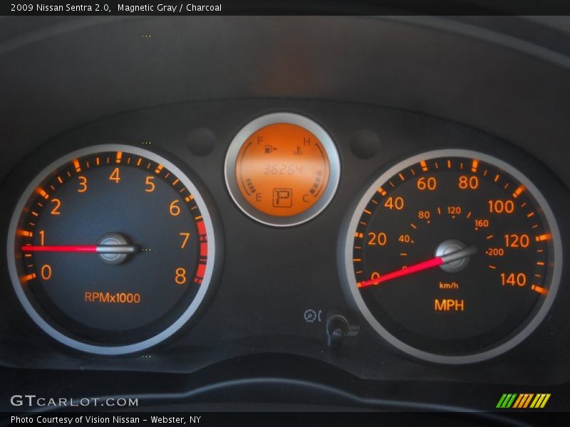 Magnetic Gray / Charcoal 2009 Nissan Sentra 2.0