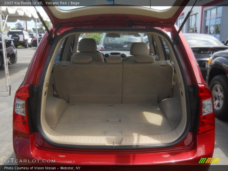 Volcanic Red / Beige 2007 Kia Rondo LX V6