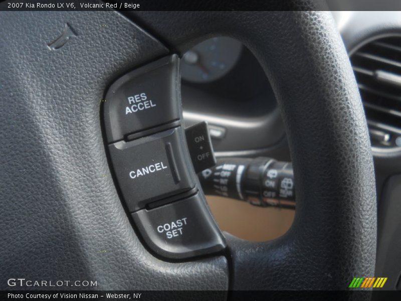 Volcanic Red / Beige 2007 Kia Rondo LX V6