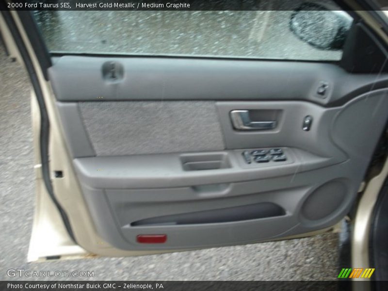 Harvest Gold Metallic / Medium Graphite 2000 Ford Taurus SES