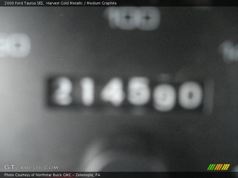 Harvest Gold Metallic / Medium Graphite 2000 Ford Taurus SES