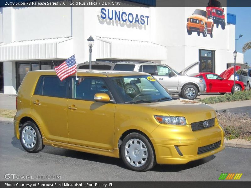 Gold Rush Mica / Dark Gray 2008 Scion xB Release Series 5.0