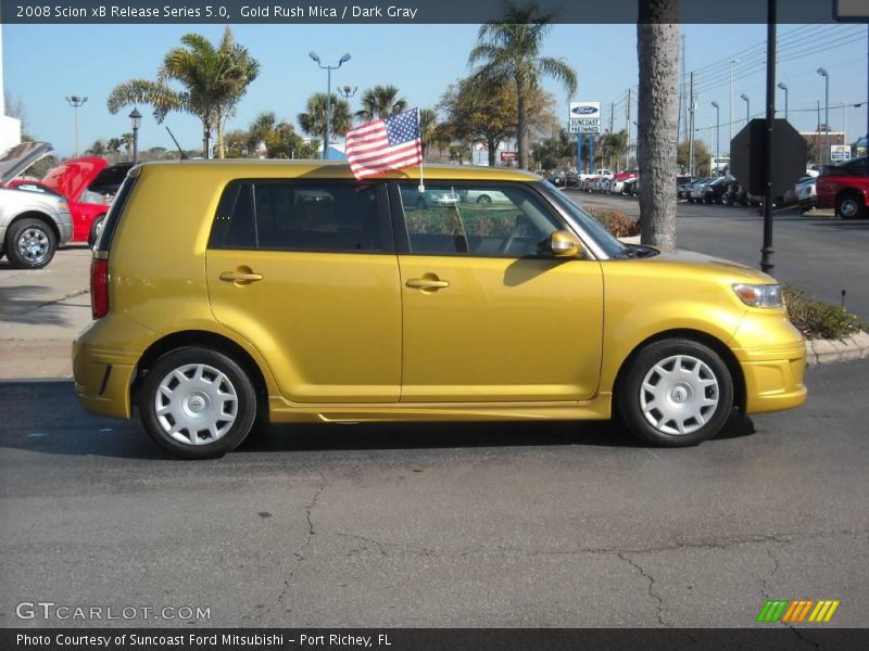 Gold Rush Mica / Dark Gray 2008 Scion xB Release Series 5.0