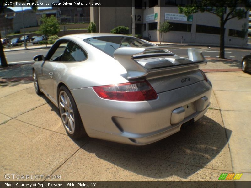 Arctic Silver Metallic / Black 2007 Porsche 911 GT3