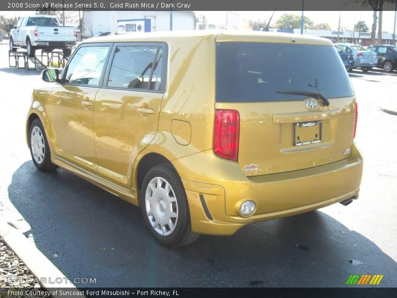 Gold Rush Mica / Dark Gray 2008 Scion xB Release Series 5.0