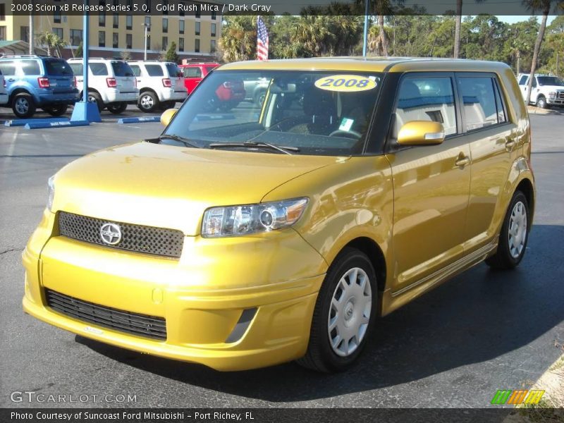 Gold Rush Mica / Dark Gray 2008 Scion xB Release Series 5.0