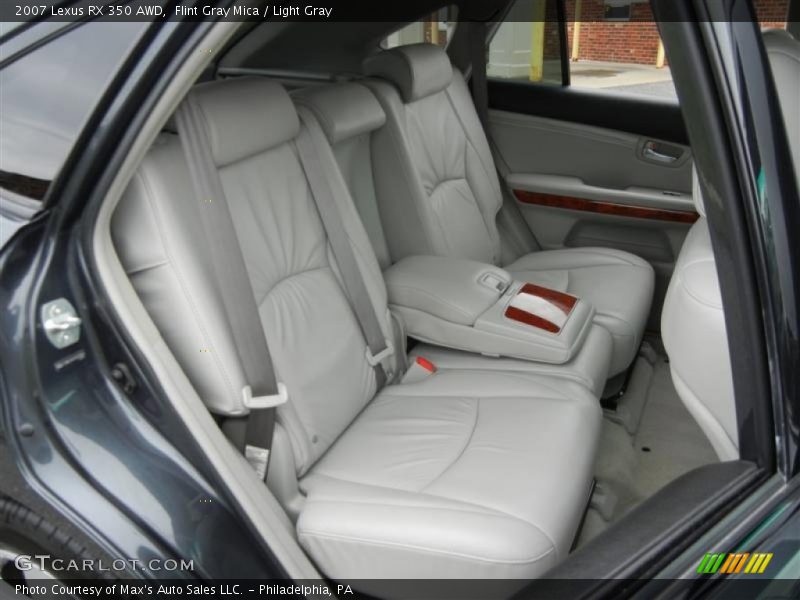Flint Gray Mica / Light Gray 2007 Lexus RX 350 AWD