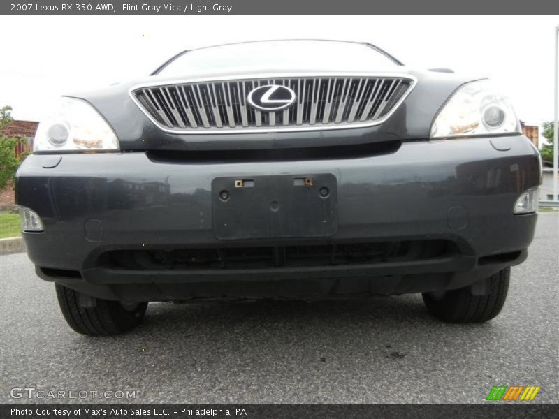 Flint Gray Mica / Light Gray 2007 Lexus RX 350 AWD