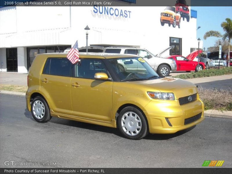 Gold Rush Mica / Dark Gray 2008 Scion xB Release Series 5.0